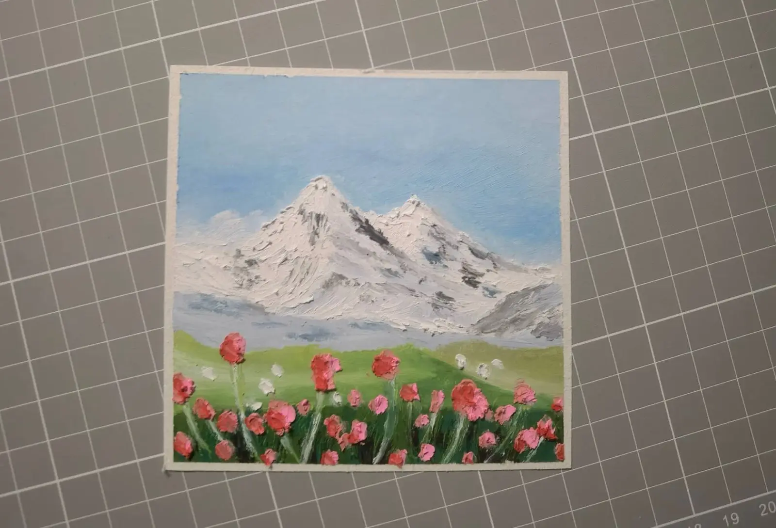 油画棒画画